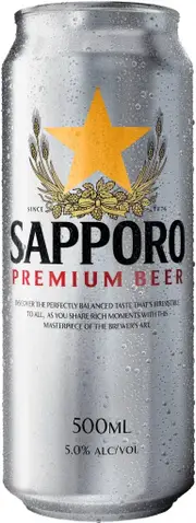 Sapporo Premium Beer Cans 500ml