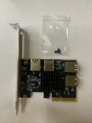 New PCI-E to USB 3.0 Adapter 1 To 4 PCI-E Slot 1 to 4 USB 3.0 Mining Riser Card
