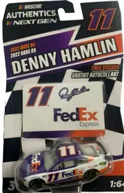 Denny Hamlin #11 Authentics 2022 Wave 5 Diecast 1:64 FEDEX FREE SHIPPING!