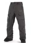 NWT MENS VOLCOM TD2 SNOWBOARD PANTS $450 L vintage black tricot backing