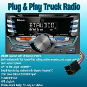 Plug & Play Peterbilt Concert Class Truck Radio Stereo AM FM Bluetooth USB AUX +