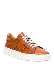 Santoni Men's Double Buckle Lace Up Sneakers
