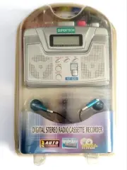 Vintage SUPERTECH Digital Stereo Radio Cassette RECORDER Portable Music Player