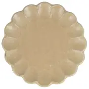 Mino Ware Kaneko Kohyo Brown Rinka Porcelain Plate 24cm 555-0012 Mino Yaki Japan