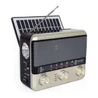 Portable Solar Radio AM FM SW Shortwave Radio Retro Radio with Bluetooth7825