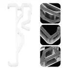 12 Pcs Blind Fixing Bracket Travel Clips Replacement Clear Plastic for Blinds