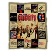 In The Heights Blanket, In The Heights Movies Fleece, Sherpa Blanket