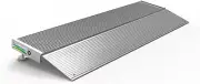 TRANSITIONS 12 Inch Portable Self Supporting Aluminum Angled Entry Threshold Ram