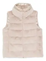 [Herno] Herno-Gilet In Eco-Pelliccia Imbottito E Trapuntato-Donna 40 IT