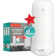 Prince Lionheart Nappy Bin XL, Hands-Free My Twist'R Nappy Pail, Nappy Disposable System with Patented Twist Technology Odour Free, Drop Step Done, Baby Registry Gift Nursery Essentials