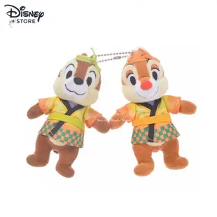 迪士尼【SAS 日本限定】迪士尼商店限定 Disney Store 奇奇蒂蒂 節慶和風『祭』版 珠鏈玩偶娃娃 吊飾組