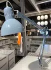 Ikea TERTIAL Clamp Lamp Adjustable Table Desk Work Light Office Light Blue - NEW