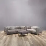 Walton Velvet Fabric Sofa