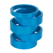 Reliable Aluminum Alloy Fork Spacers for Bikes Set of 5 Multiple Color Choices