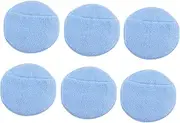 CHILDWEET 6pcs Wax Applicator Pads Durable Microfiber Buffing Sponges for Car Polishing and Detailing Machine Washable Flexible and Easy to Hold for Waxing and Cleaning
