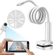Baby Monitor Stand - Baby Camera Monitor Holder | Moniteur Bébé with Cry Detection | Long Arm Bracket Flexible Clip Clamp for Nursery Cot Kitchen Shelf Bathroom Furniture