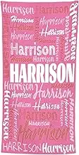 Quick Dry Beach Towel - Beach Towel for Sand with Name | Multipurpose Printed Bath Sheet Fade-Resistant Outdoor Sports Accessories for Kids Adults Home Shower