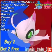 Pokémon Sword and Shield ✨ Shiny Celebi ✨ W/ Best 6IV Customizable