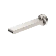 Nero Bianca Fixed Basin/Bath Spout 200mm Brushed Nickel NR321503BN
