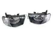 Headlights Pair With Clear Blinkers For Mitsubishi Triton MN (2009-2014)