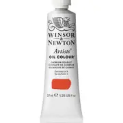 Winsor & Newton Artists Oil Colour 37ml Art Paint Tube Cadmium Scarlet Series 4