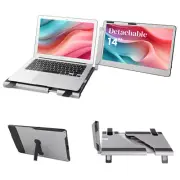 F1 Laptop Screen Extender Monitor Portable Monitor for Laptop 14 Inch Full Angle