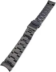 [Asackbper] 22mm Stainless Steel Watch Strap Curved Solid/Hollow End Links Watch Band fit For Seiko SKX007 SRPD61 Diving Strap Accessories