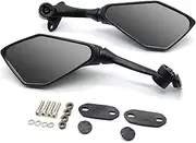 Mamiko Motorcycle Rear View Mirrors Compatible with Kawasaki 2018-2021 Ninja 400/2011-2018 Ninja 250 ZX 6R 636 650 300R EX300 ABS Rear Mirror Replacement