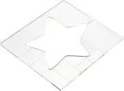 HORIALENCE Multi Functional Star Sewing Template Durable DIY Quilting Stencil for Clothing Craft for Measurement Drawing and Embroidery Projects for Beginners