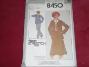 UNCIRCULATED 1978 SIMPLICITY #8450 - LADIES JACKET-SKIRT-PANTS PATTERN 46-52FF