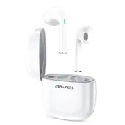 Wireless T28 Sports Tws Headset with Charging Case - White