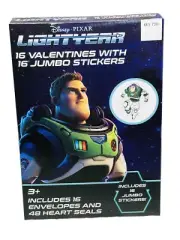 Valentines Day Exchange Cards (Box of 16) Disney Pixar Lightyear Magic Board