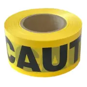 Cordova T15101 Bulk Pack 1.5-MIL Yellow Caution Barricade Tape, 3 in. x 1000 ...