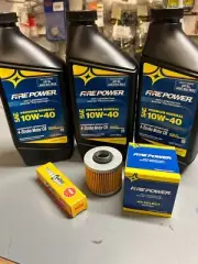 ENGINE OIL CHANGE TUNE UP SERVICE KIT FOR SUZUKI OZARK 250 LTF-250 03-13