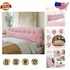 Luxury Soft Wedge Headboard Pillow with Washable Cover - Ideal for Relaxation
