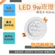 快速出貨 採用歐司朗燈珠 LED崁燈 9公分9.5公分 9W 15W 天花板崁燈兩年保固 高品質散熱鋁設計