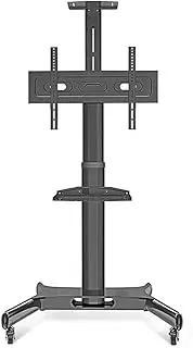 Rolling TV Stand, Mobile TV Cart, Television Stands On Wheels, TV Riser TV Mounts, Stands & Turntables, Trolley Floor Bracket(