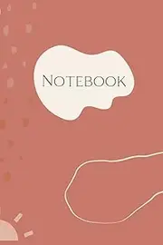 Elegant Aesthetic Minimalist Composition Notebook: Australian Summer, Japandi style, Terracotta & Beige color, Line Art, Lined 80 Pages, Size 6"x9"