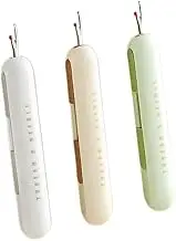 3 Pack 2 in 1 Needle Threader Seam Ripper, New Needle Threaders Seam Rippers for Sewing, Threading and Seam Remover Seam Ripper Tool for Hand Sewing Knitting Craft Quilting Supplies (Style1)