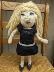 Handmade Crochet Doll Inspired by Taylor Swift - 12 inches - Posable