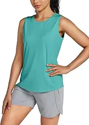 WILLIT Women's Workout Tank Tops Sleeveless Running Yoga Tops Quick Dry Active Shirts Gym Exercise Loose Fit