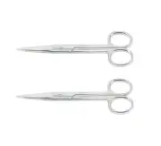 2 Premium O.R Grade Surgical Dressing Scissors 6.5" Sharp/Sharp Ends Instruments