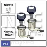 Nice Door Lock Barrel - Pair, NDL22