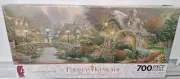 Thomas Kinkade Painter Of Light Lamplight Bridge 34"x12" 700 Piece Puzzle New