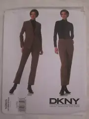 Vogue 2825 DKNY American Designer Jacket Pants Pattern Size 12-16 Career Uncut