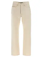 [Jil Sander] Jil Sander-Japanese Denim Jeans Beige-Donna 24