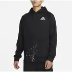 NIKE 帽T AS M NK TF FLEECE TOP DYE 黑色 長袖 上衣 男