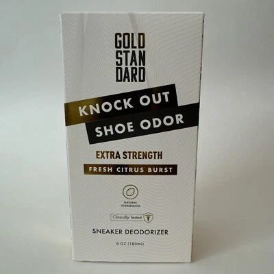Sneaker & Shoe Deodorizer Extra Strength Knock Out Shoe Odor Fresh Citrus Scent