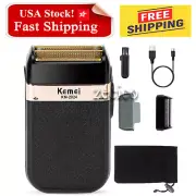 KEMEI Electric Shaver Trimmer Razor Rechargeable Hair Beard Shaving Machine NEW