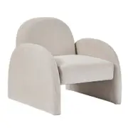 Cooper & Co. Selene Arched Armchair Cream